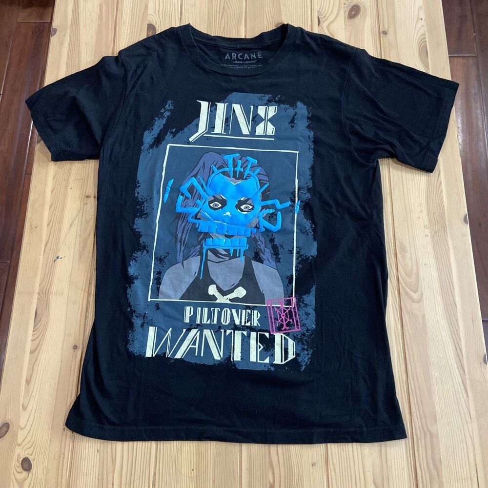 Arcane Jinx Wanted Poster Official Shirt Size Small